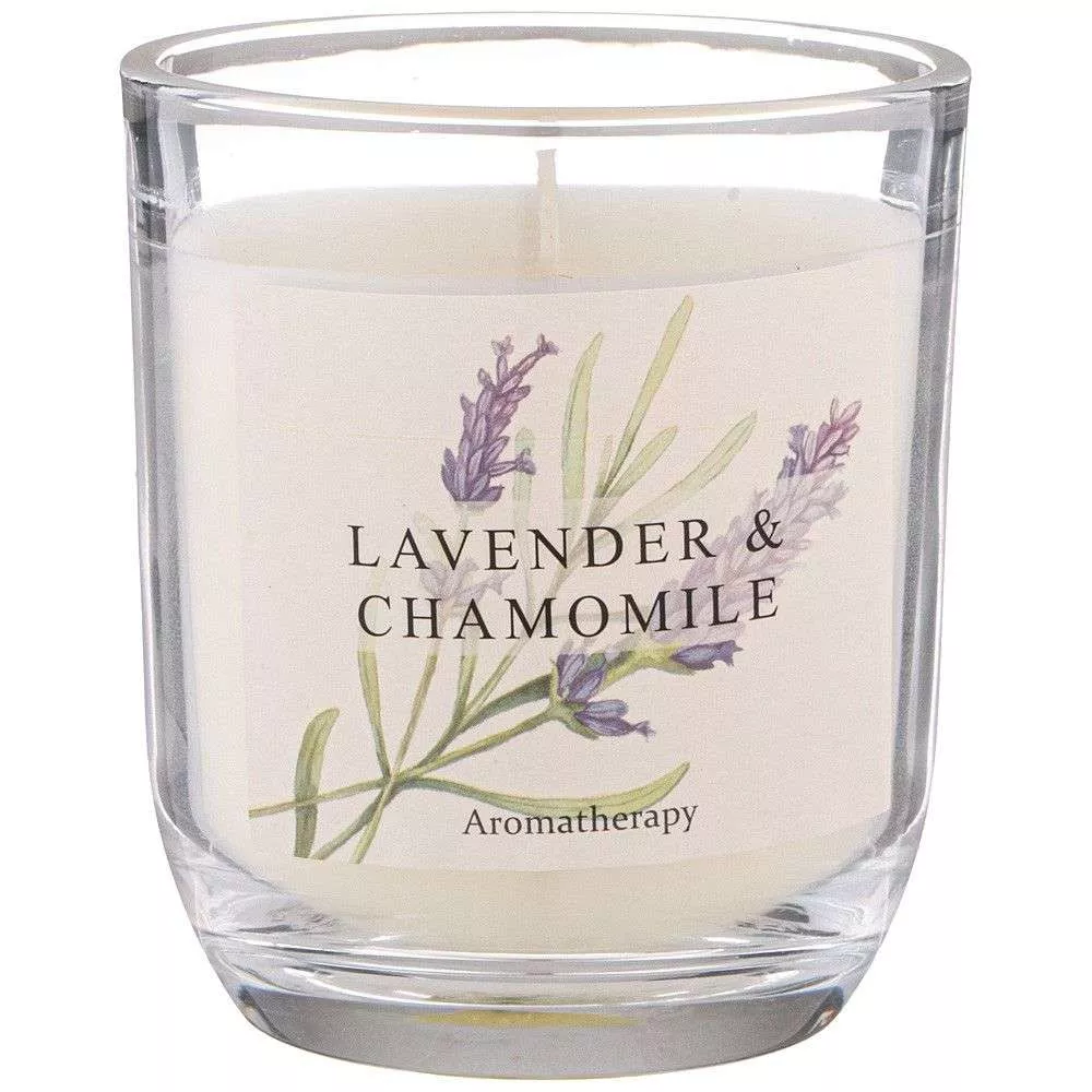 Свеча ароматизированная в стакане Lavender & chamomile