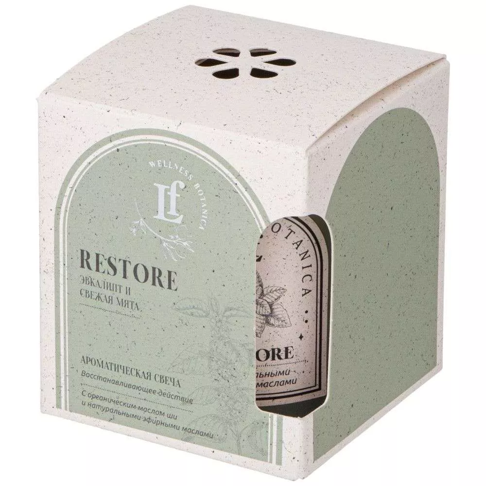 Свеча ароматизированная в стакане Restore