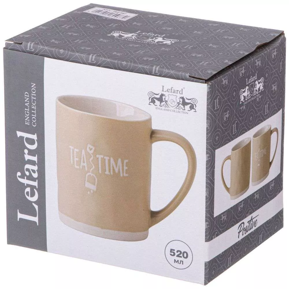 Кружка Tea time (кремовая)