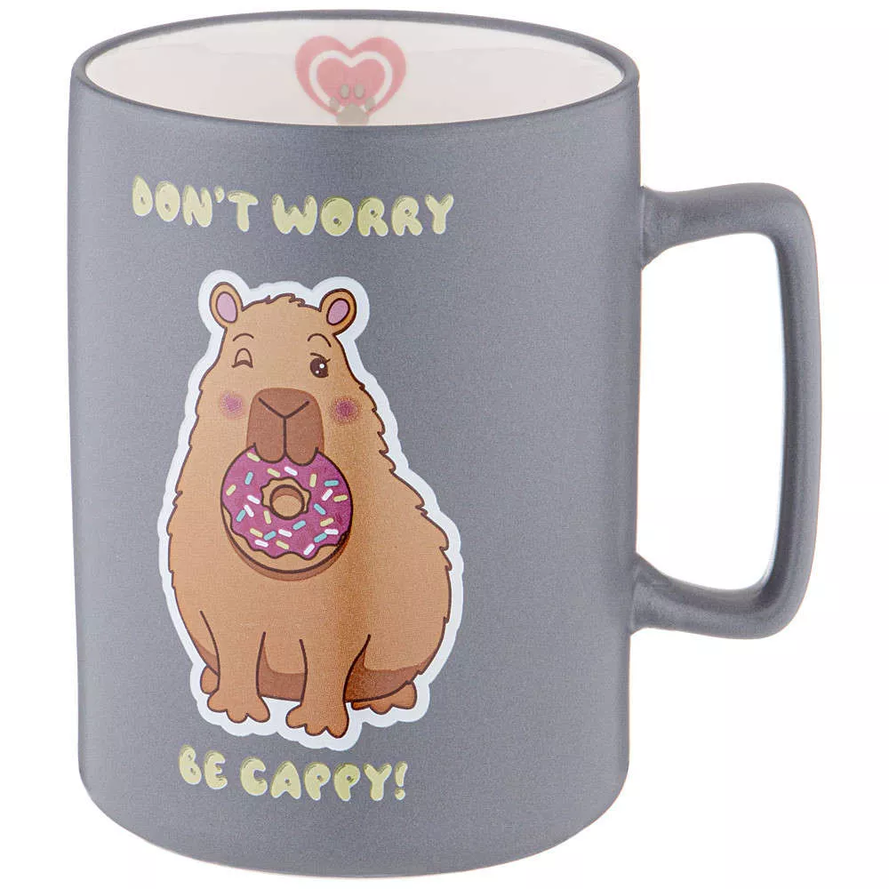 Кружка Капибара Don't worry be cappy