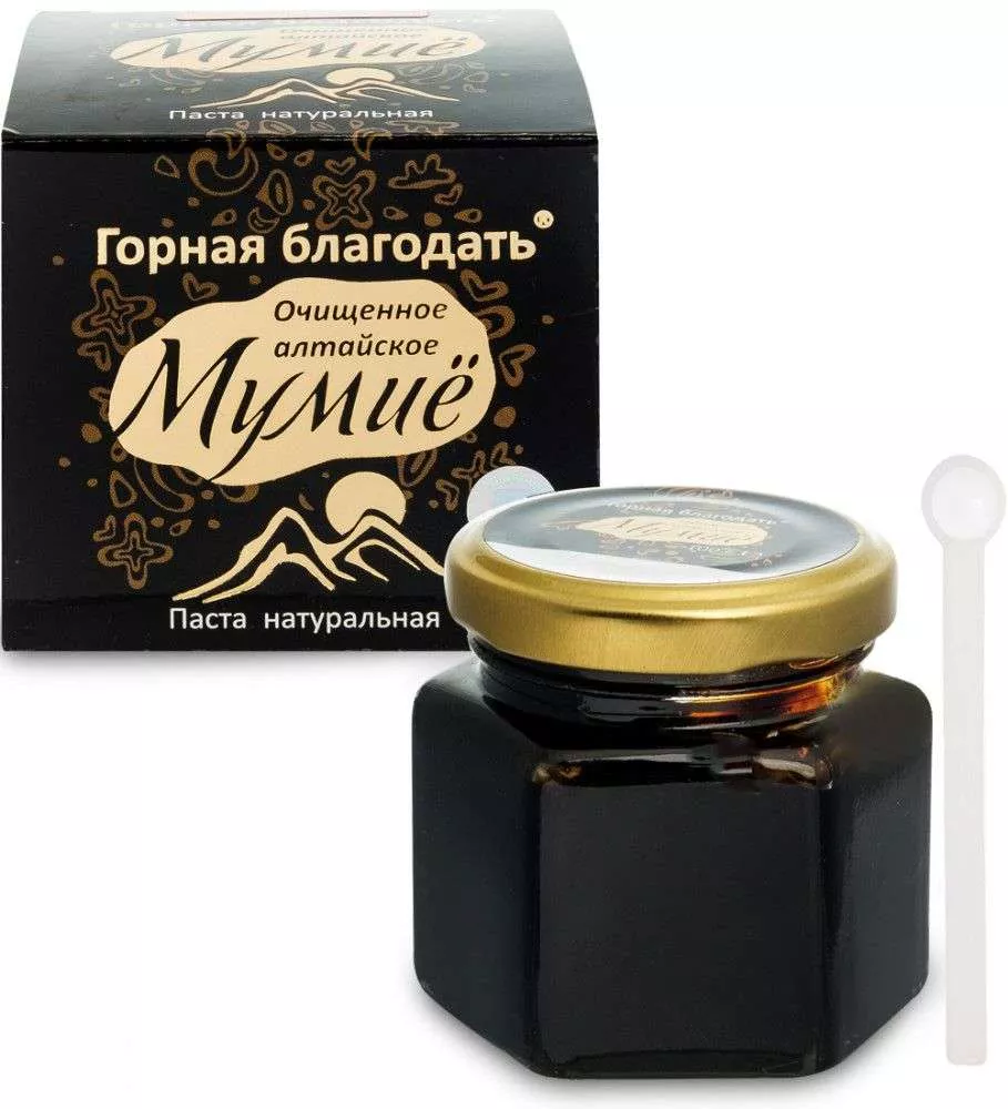 Горная благодать БАД Мумие алтайское очищенное