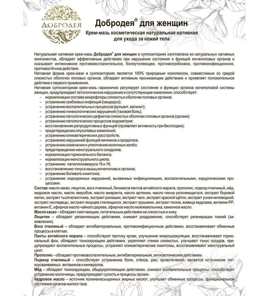 Добродея Средство косметическое для интимной гигиены для женщин