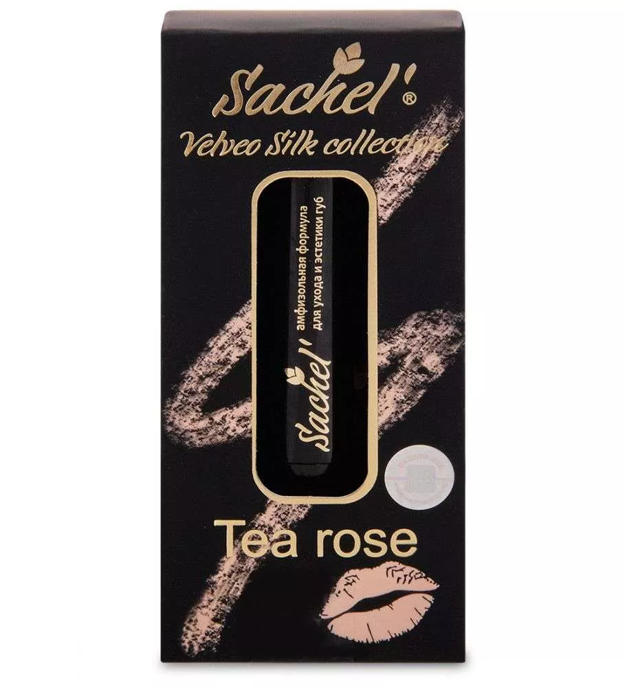 Сашель Помада Sachel Velveo Silk collection Tea rose