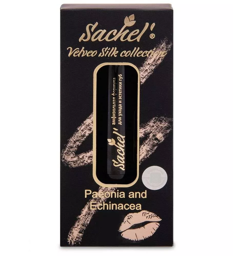 Сашель Помада Sachel Velveo Silk collection Paeonia and Echinacea