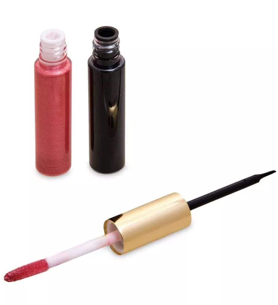 Сашель Flomaja подводка для глаз Indigofera + блеск для век и губ Pink Gold