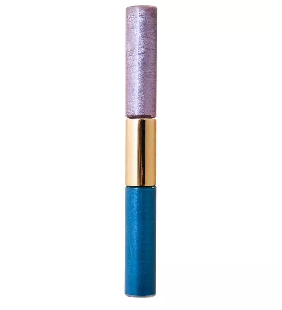 Сашель Flomaja подводка для глаз Blue + блеск для век и губ Snow Plum