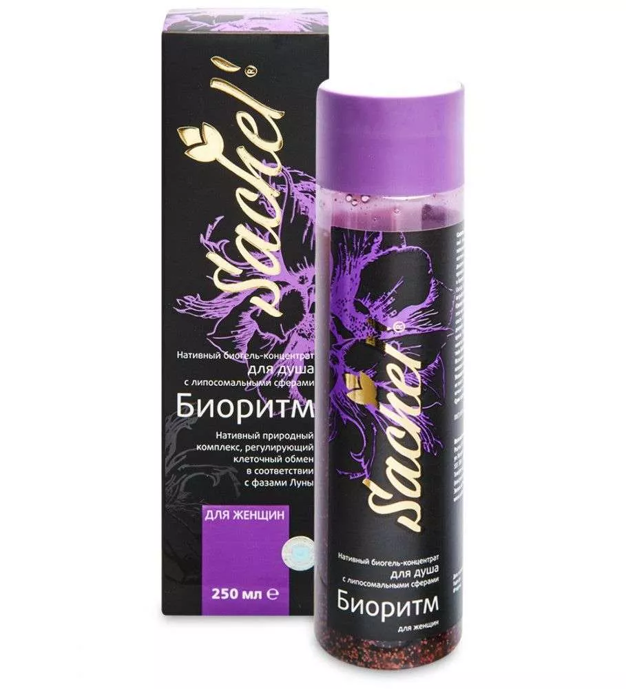 Сашель  Биоритм гель для душа для женщин
