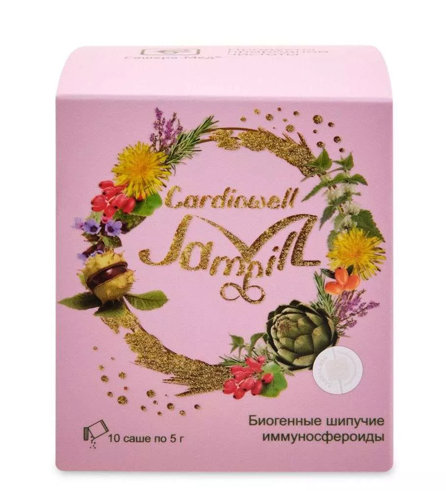 Jampill Cardiowel конц-т пищ. на основе растит. сырья саше-пакеты №10 по 5 г