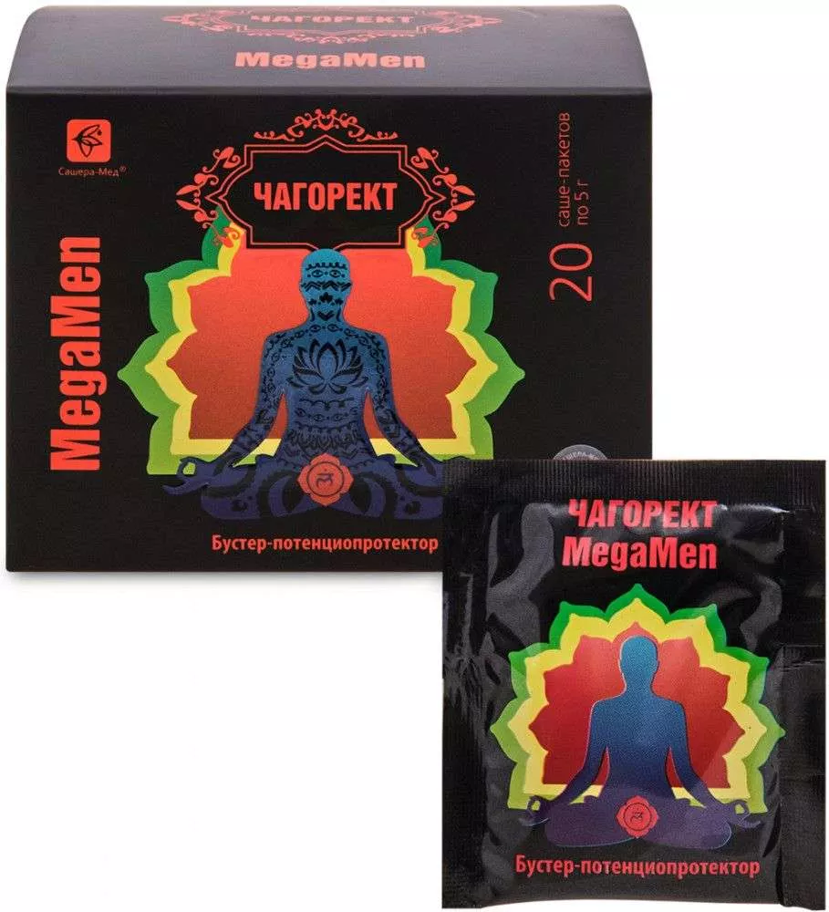 Чагорект MegaMen концентрат пищ. на основе раст. сырья саше №20*5 г