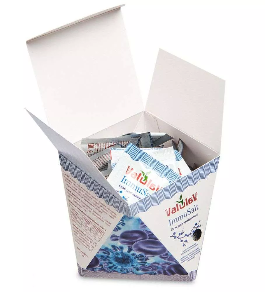ValulaV ImmuSalt соль для иммунитета, 50 саше-пакетов по 3 г