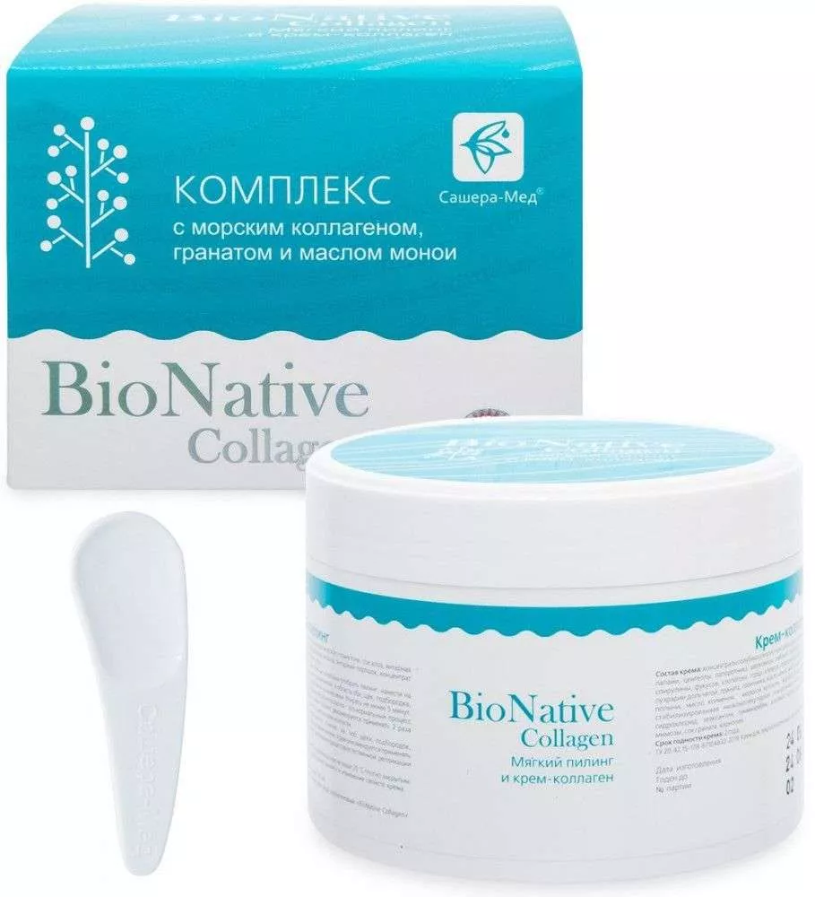 BioNative Collagen мягкий пилинг и крем-коллаген