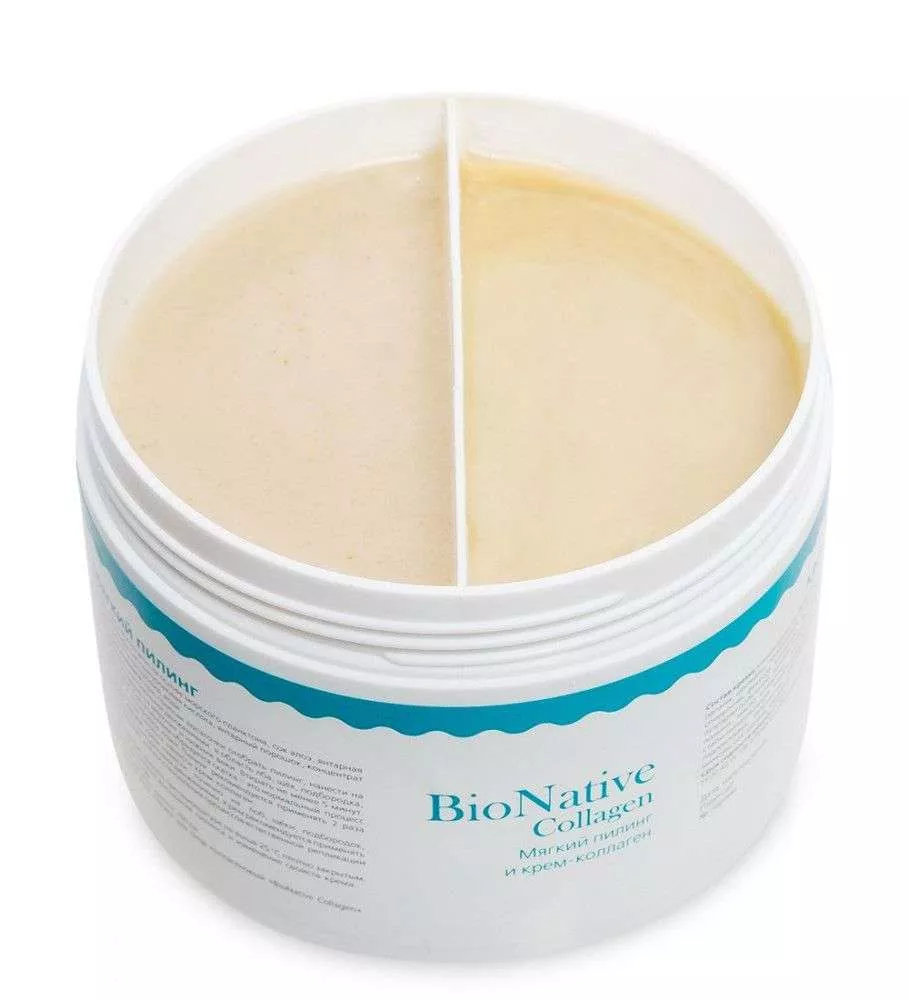 BioNative Collagen мягкий пилинг и крем-коллаген