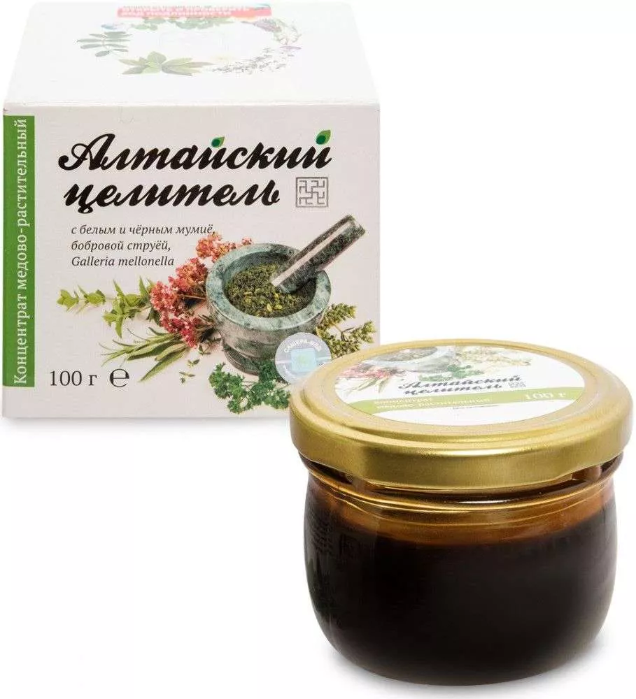 Алтайский целитель Бальзам медово-растительный