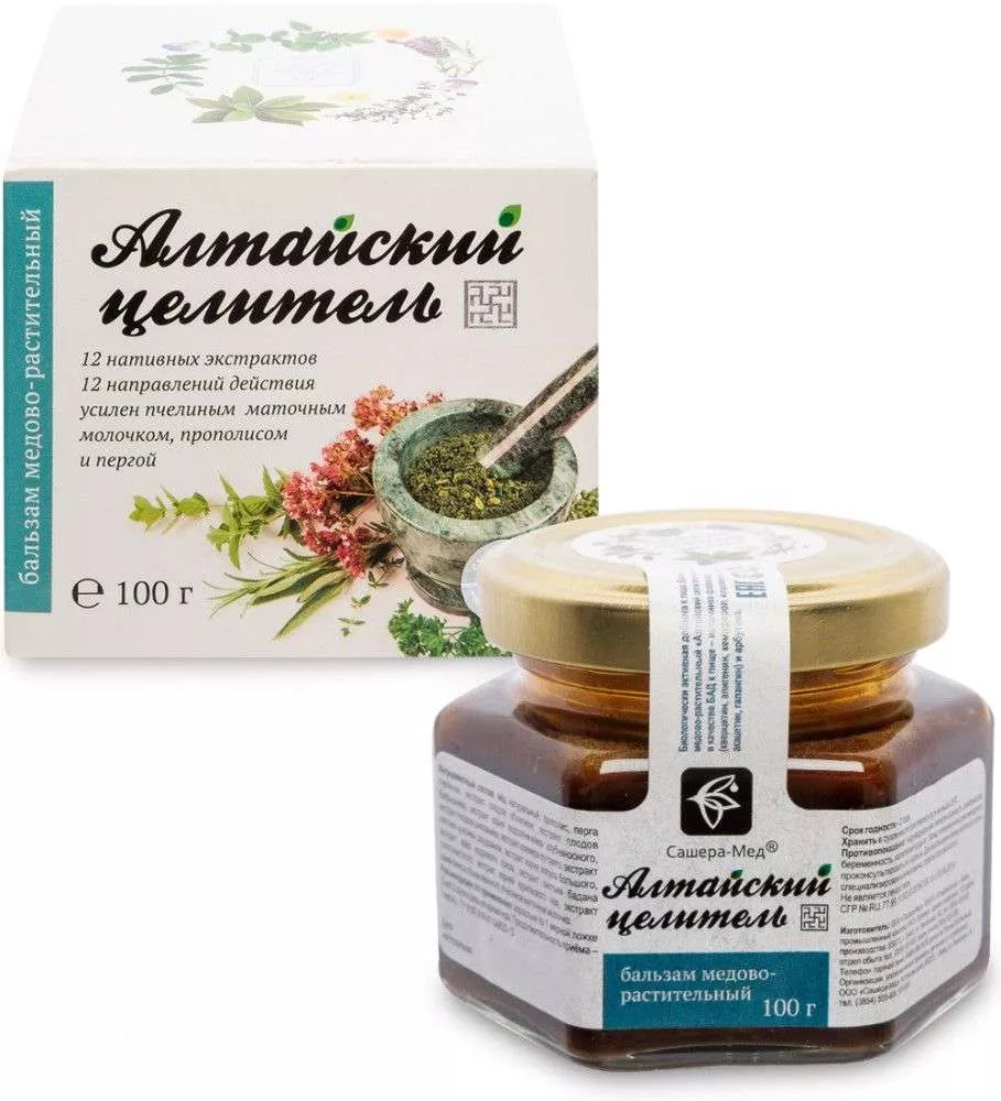 Алтайский целитель БАД Бальзам медово-растительный