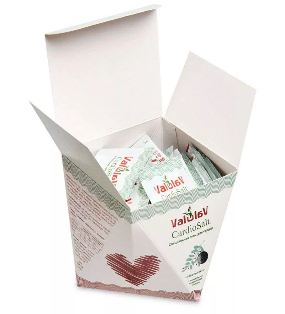 ValulaV CardioSalt соль для сердца, 50 саше-пакетов по 3 г