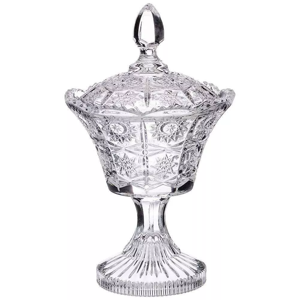 Конфетница на ножке Muza crystal
