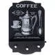 Вешалка для кухни с крючками Coffee