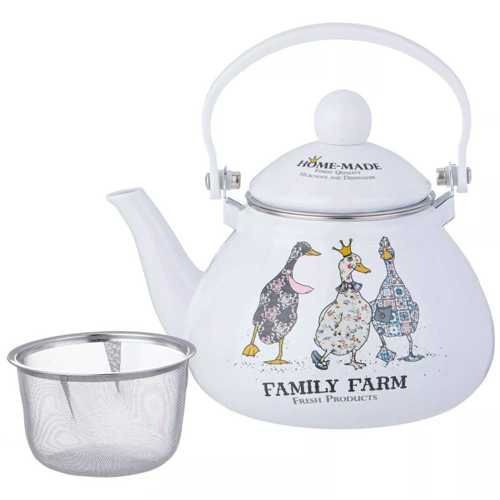 Чайник эмалированный Family farm