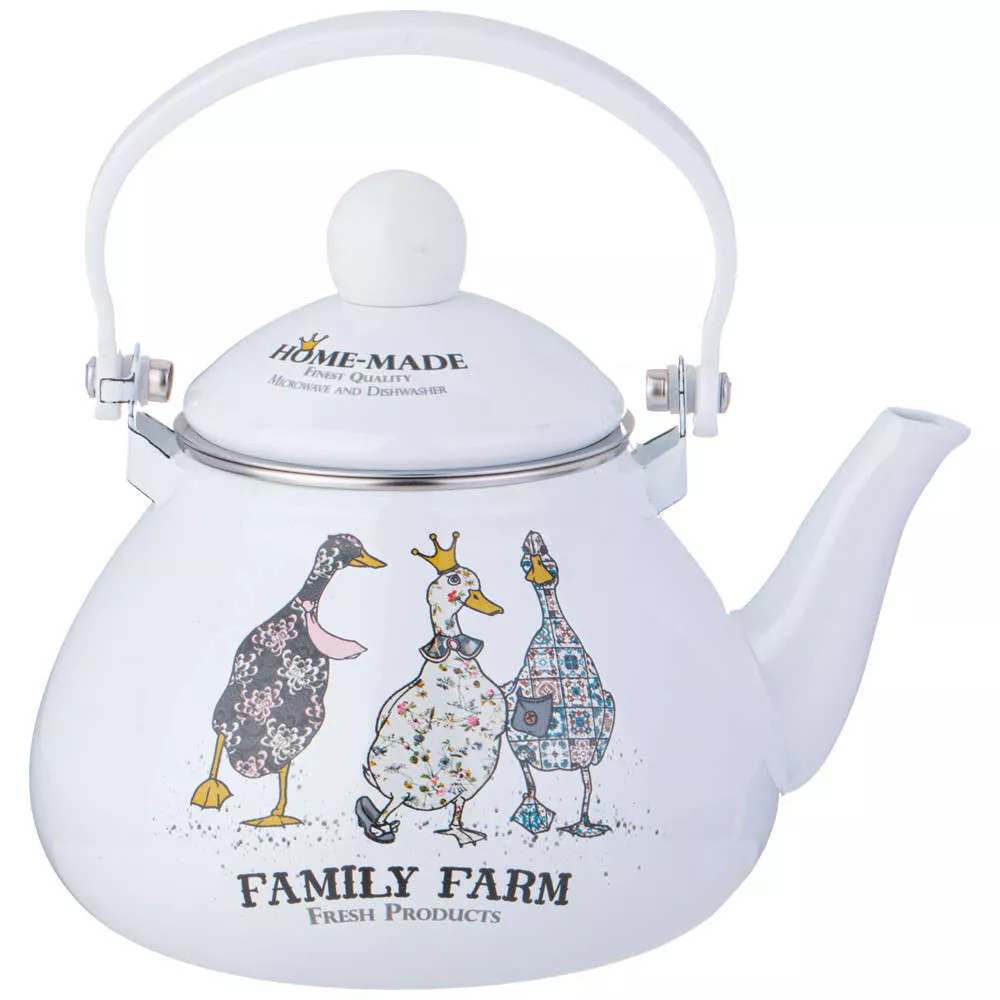 Чайник эмалированный Family farm