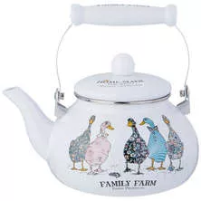 Чайник эмалированный Family farm