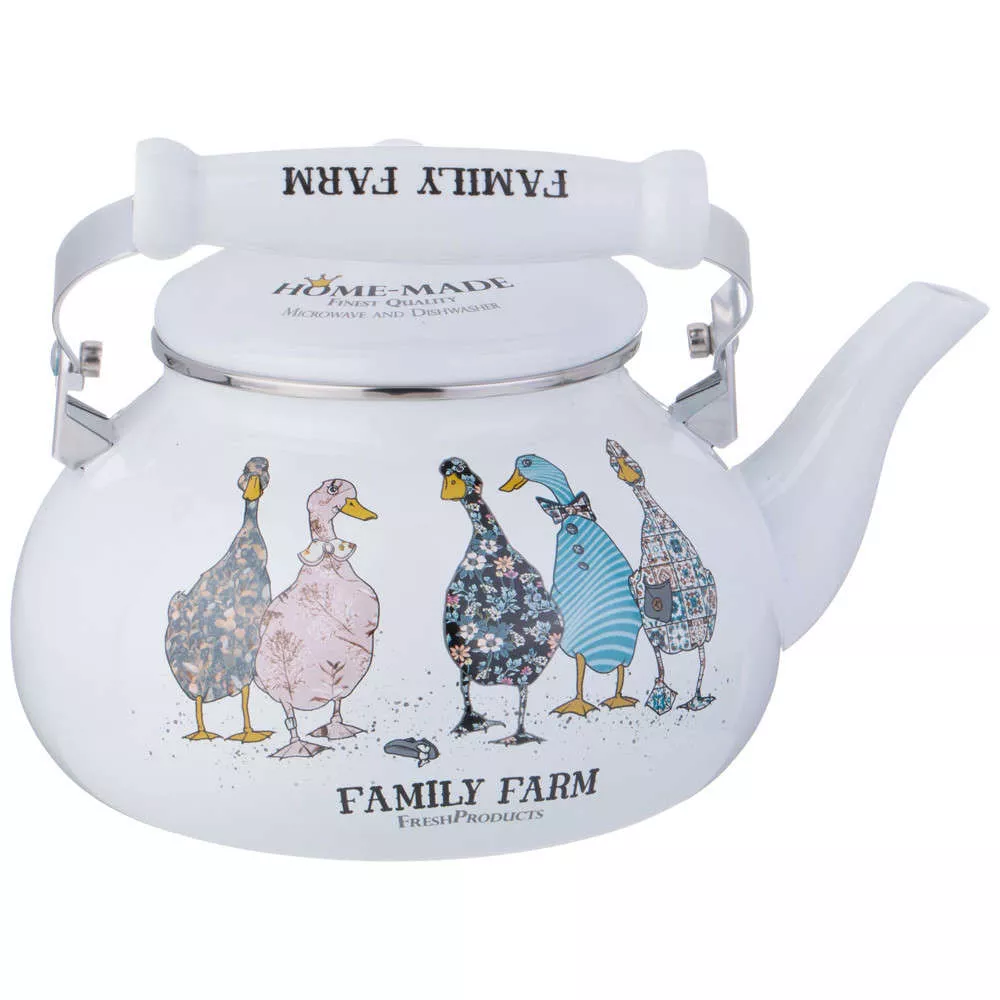 Чайник эмалированный Family farm