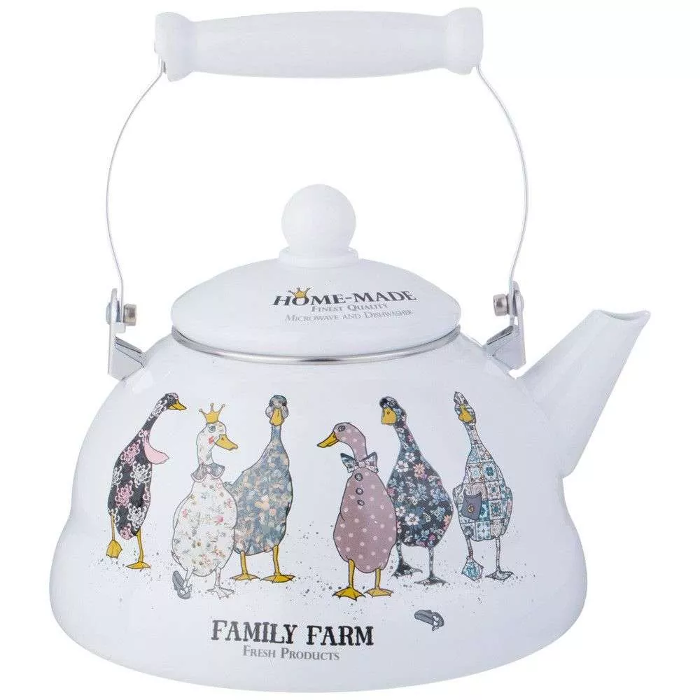 Чайник эмалированный Family farm