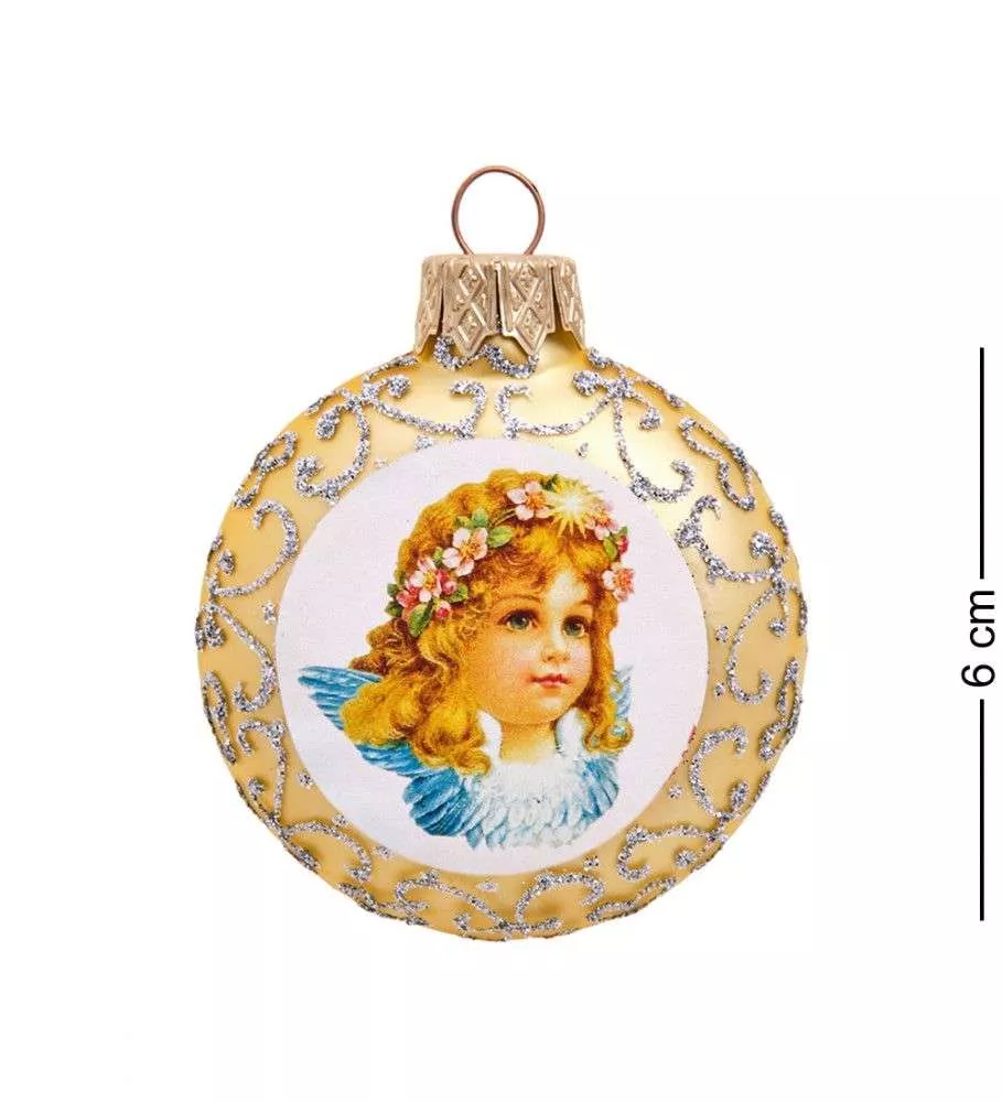 Ёлочное украшение Медальончик новогодний