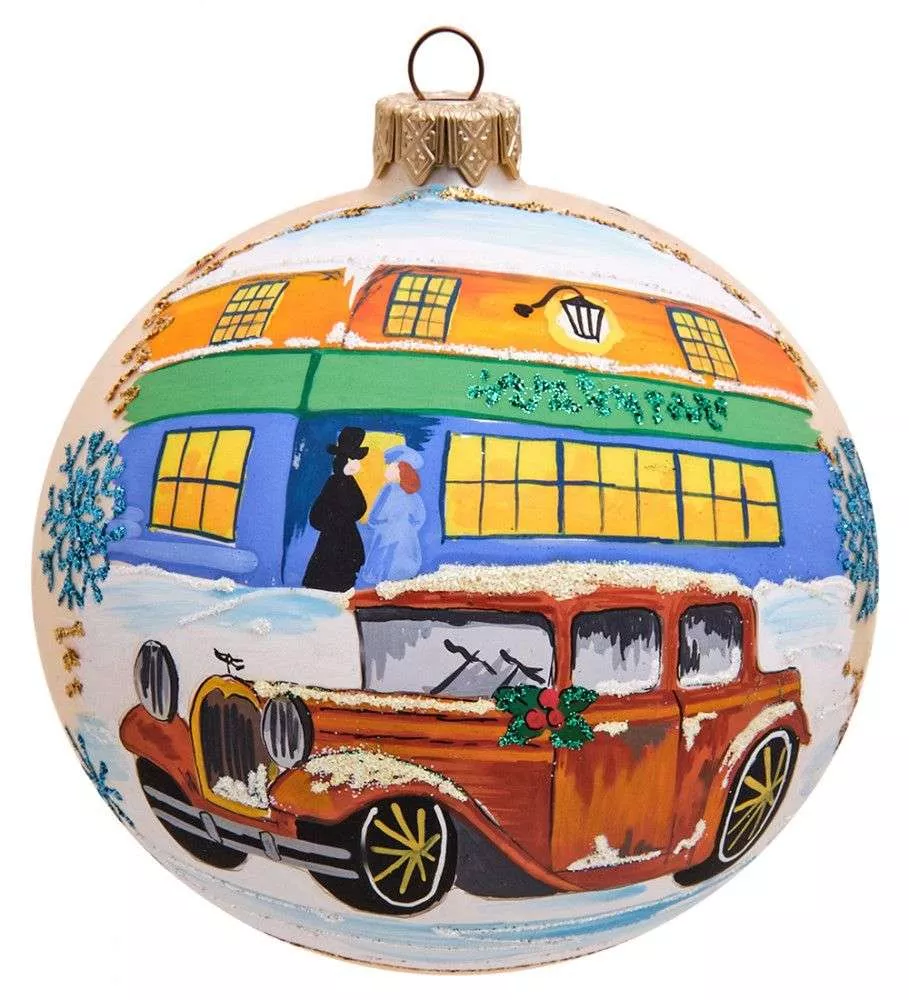 Ёлочное украшение Шар Автомобиль