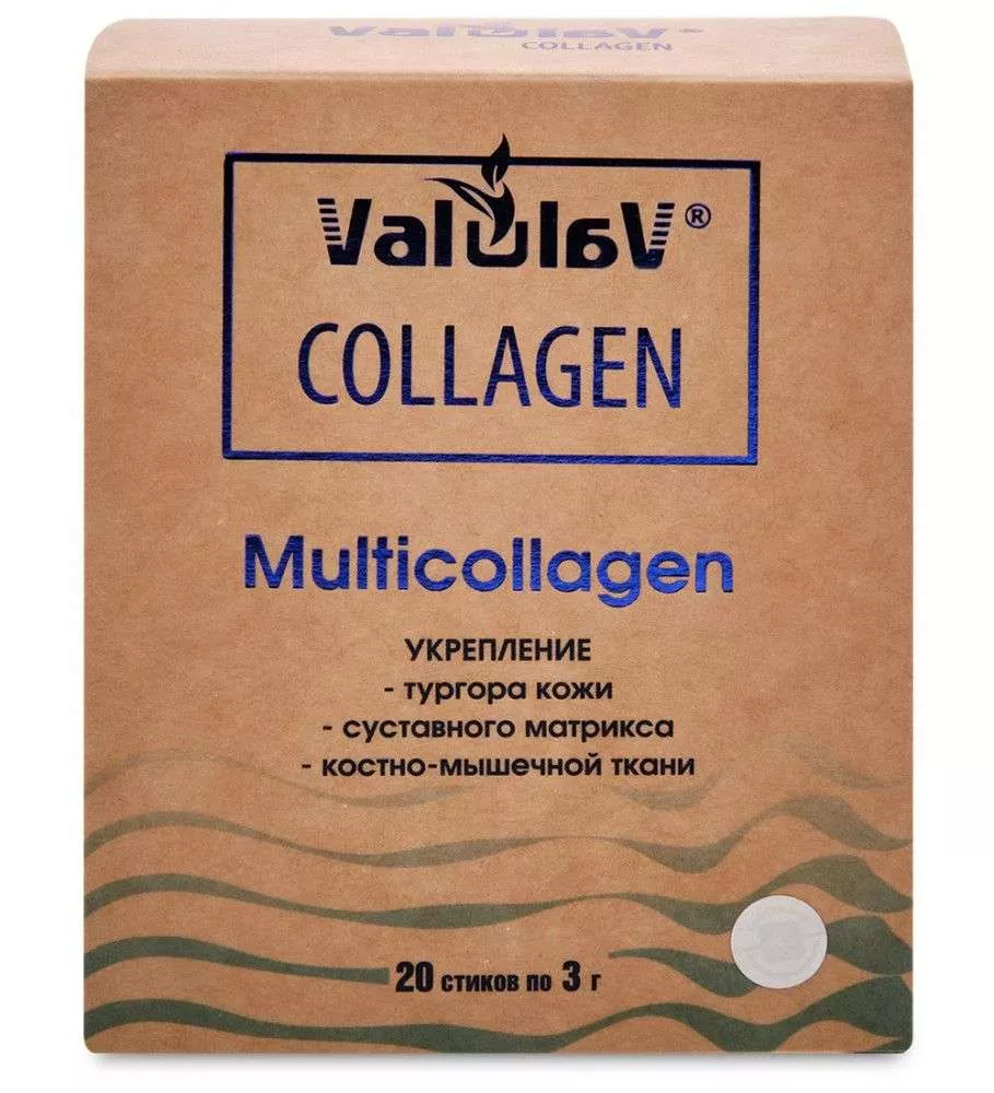 ValulaV Collagen Мультиколлаген 20 стиков по 3 г