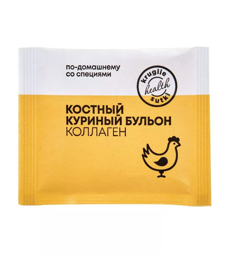 Костный бульон куриный 15 шт по 5 гр (саше)
