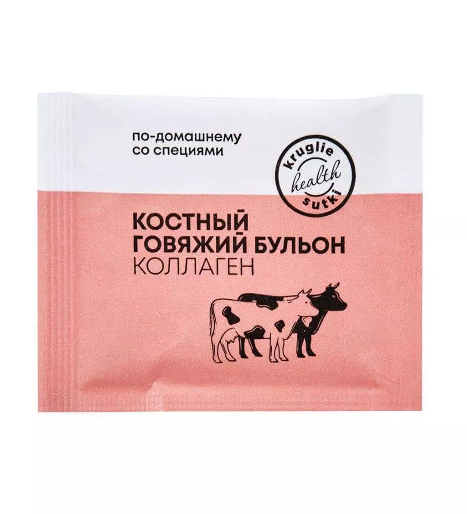 Костный бульон говяжий 15 шт по 5 гр (саше)