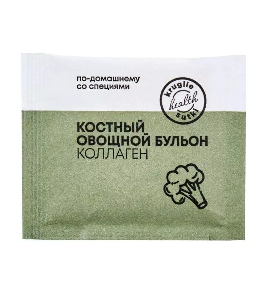 Костный бульон овощной 15 шт по 5 гр (саше)
