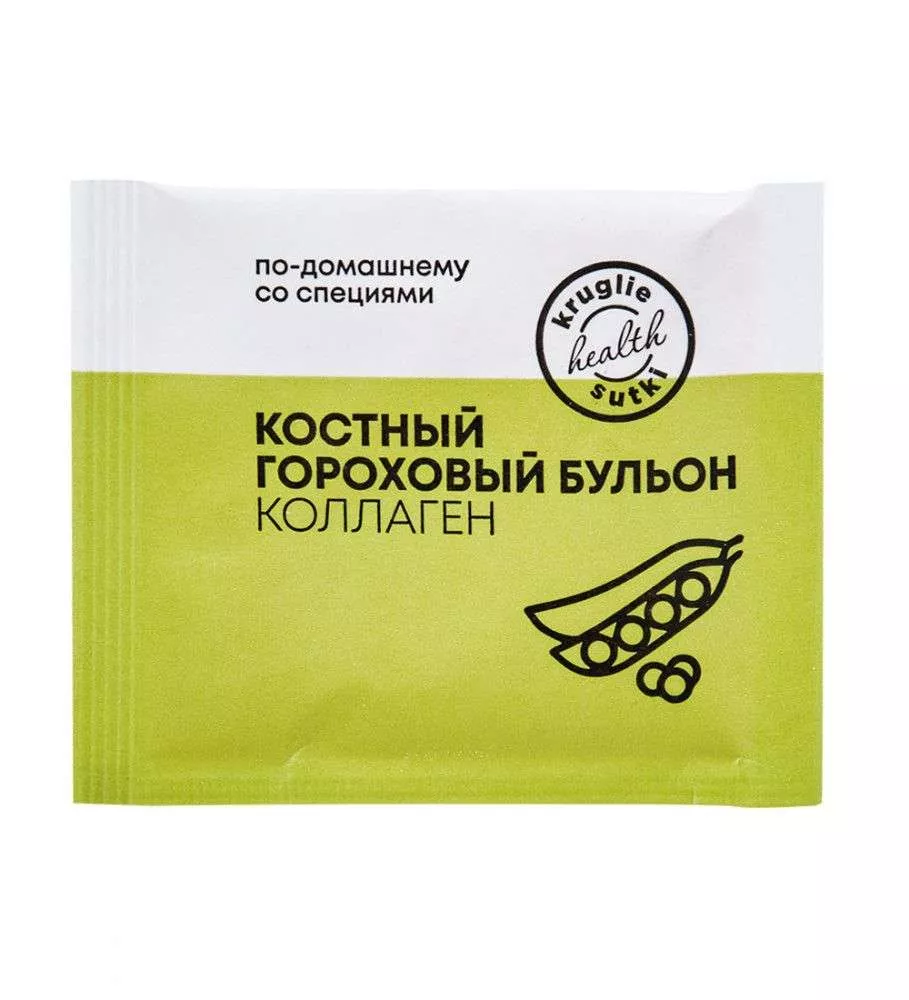 Костный бульон гороховый 15 шт по 5 гр (саше)