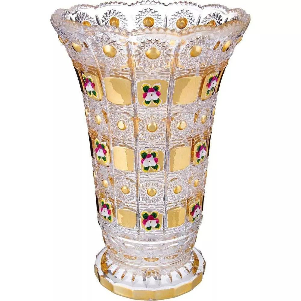 Ваза Lefard Gold Glass