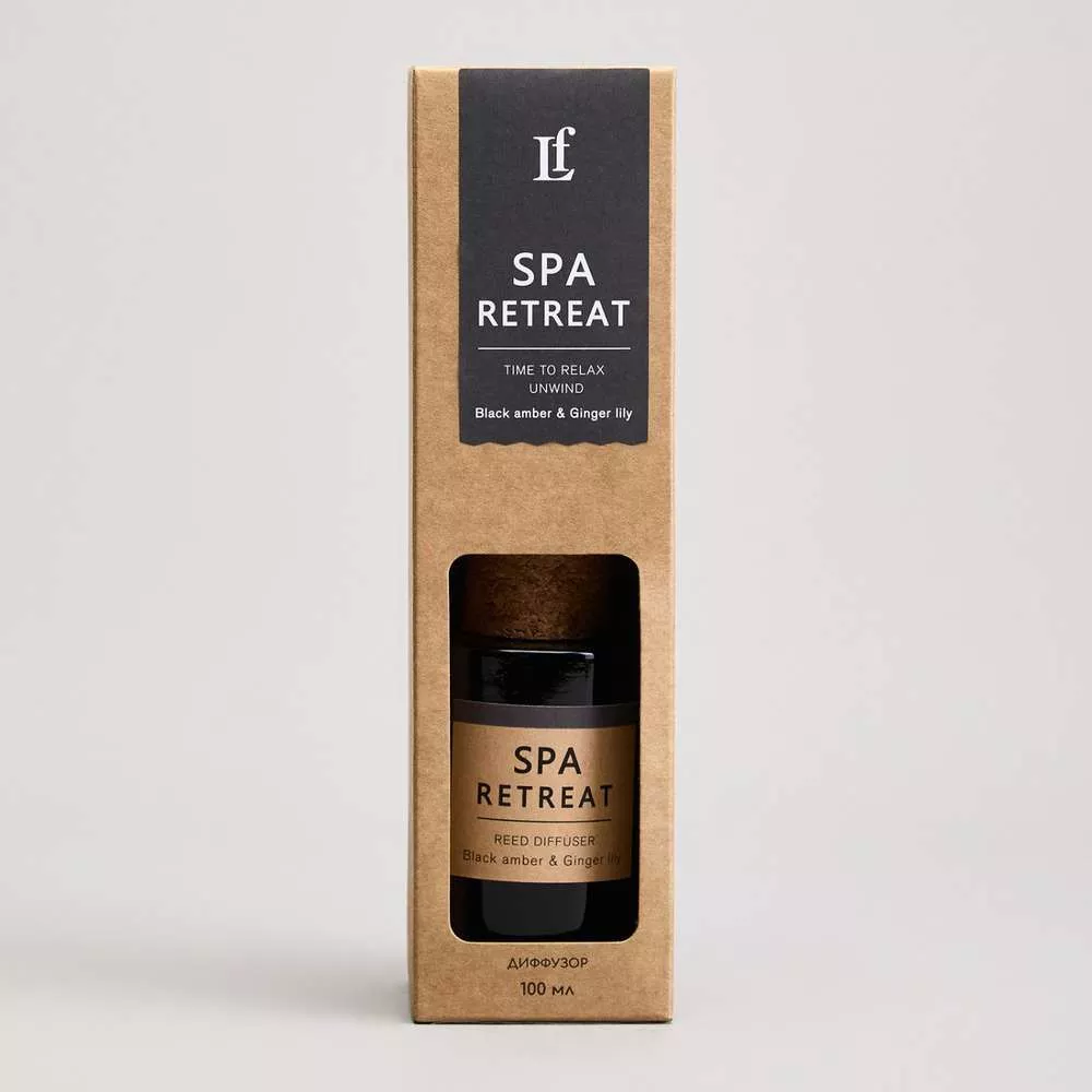 Диффузор ароматический Spa retreat black amber&ginger lily