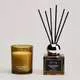 Набор ароматический Luxury свеча в стакане и диффузор  black amber&ginger lily