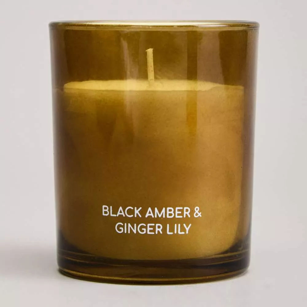 Набор ароматический Luxury свеча в стакане и диффузор  black amber&ginger lily