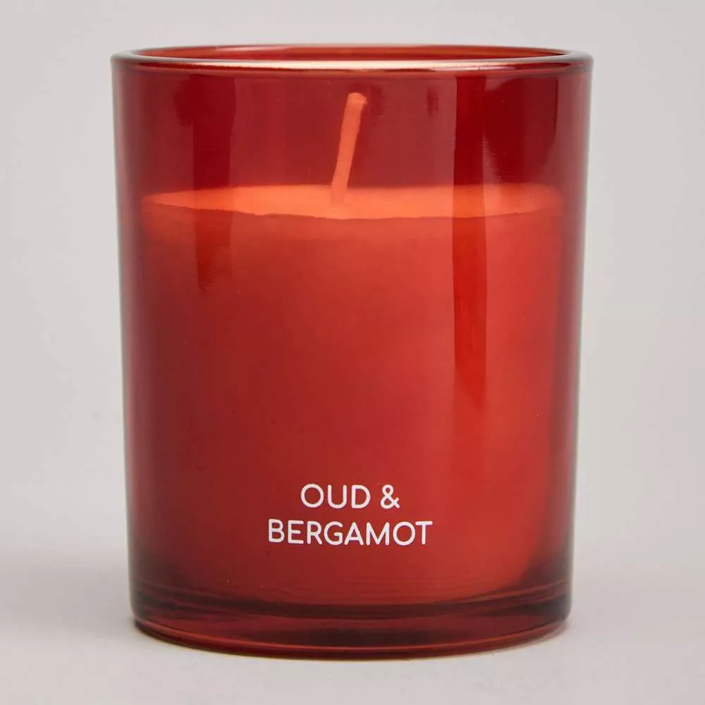 Набор ароматический Luxury свеча в стакане и диффузор oud&bergamot