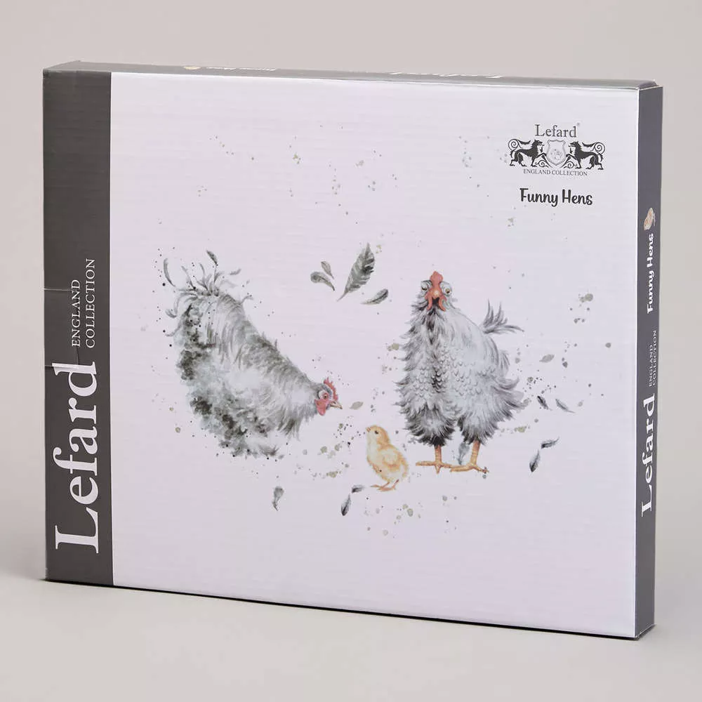Блюдо овальное  Funny Hens