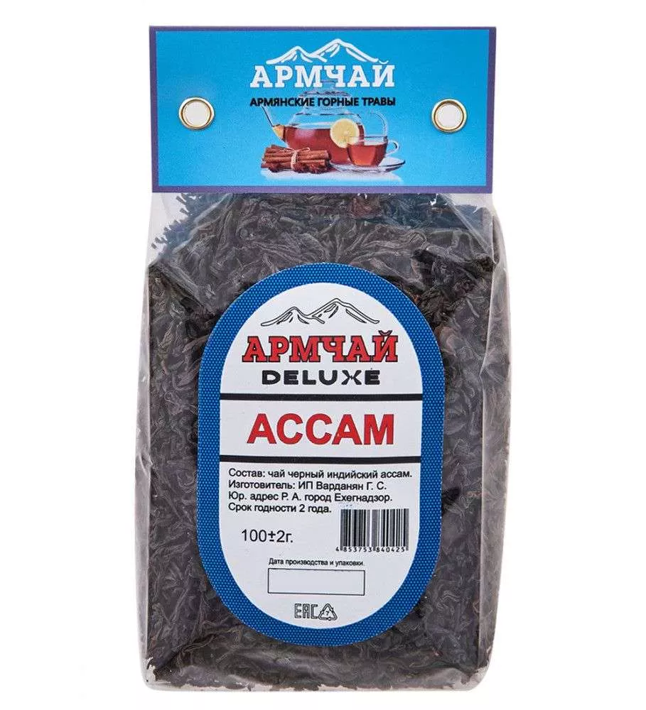 Чай черный индийский Ассам 100гр