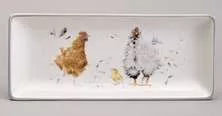 Блюдо прямоугольное Funny Hens