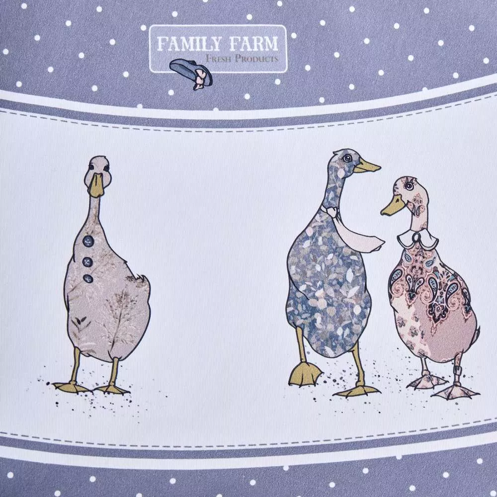 Скатерть круглая Family farm ( графит)
