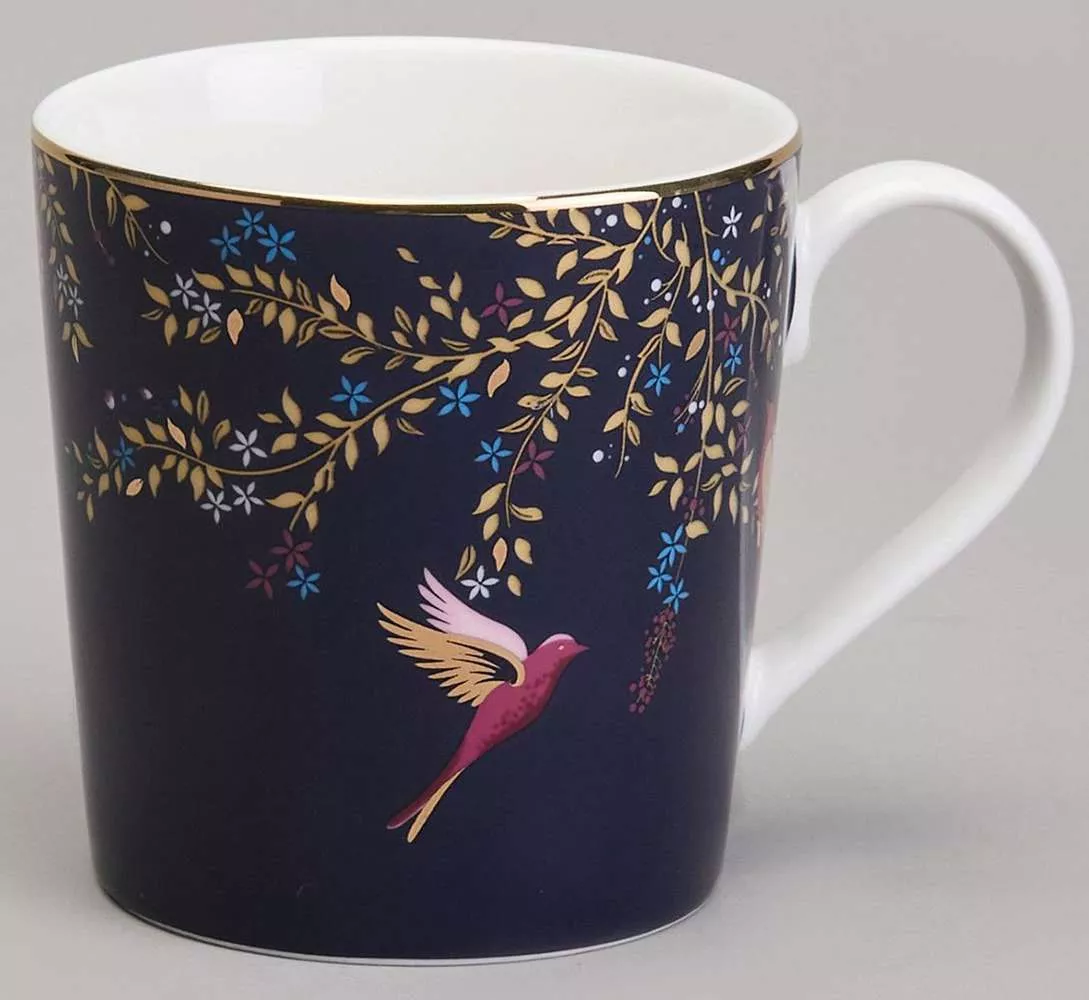 Кружка Golden Birds кобальт