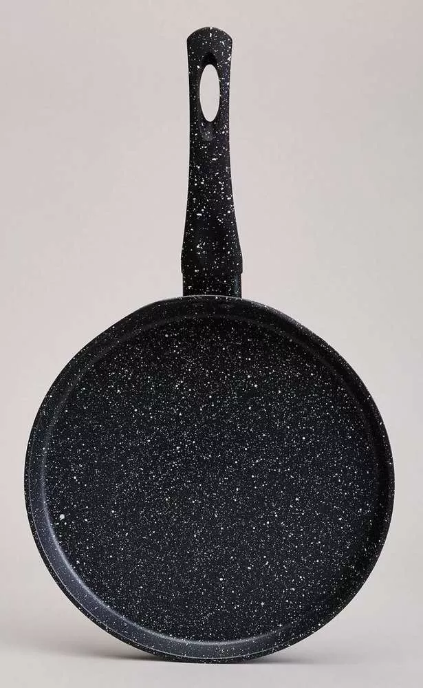Сковорода блинная agness с антипригарным покрытием Black marble