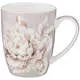 Кружка White flower (серая)