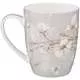 Кружка White flower (серая)