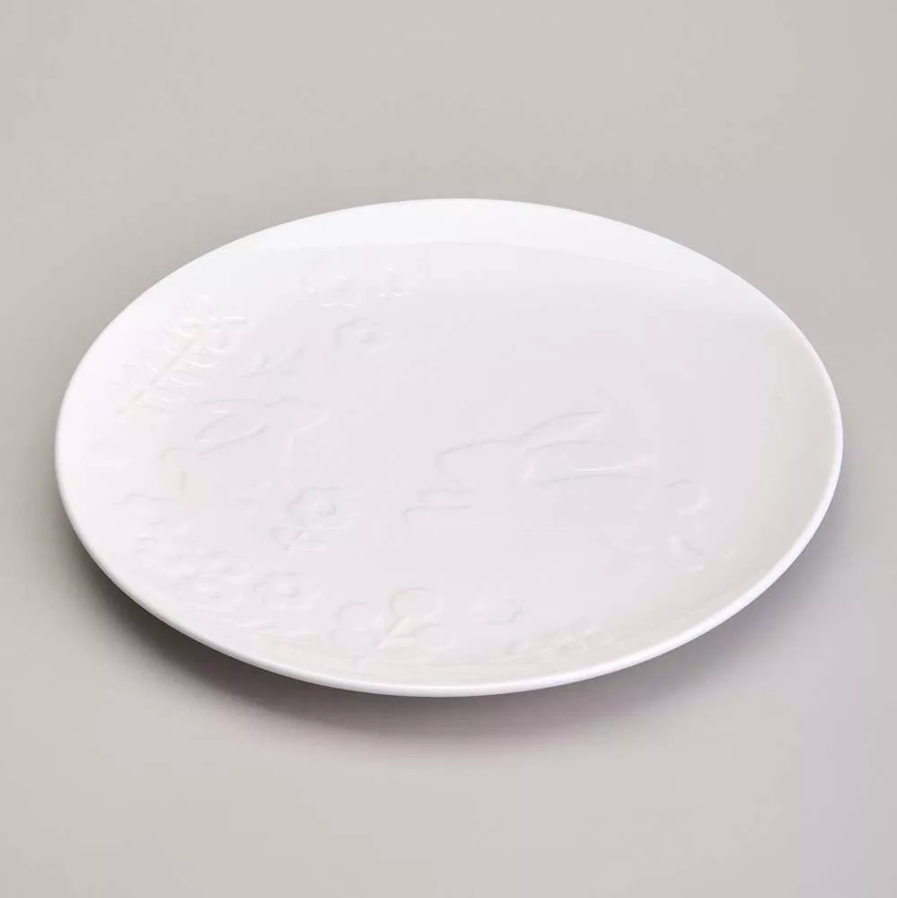 Тарелка обеденная плоская Sunday White