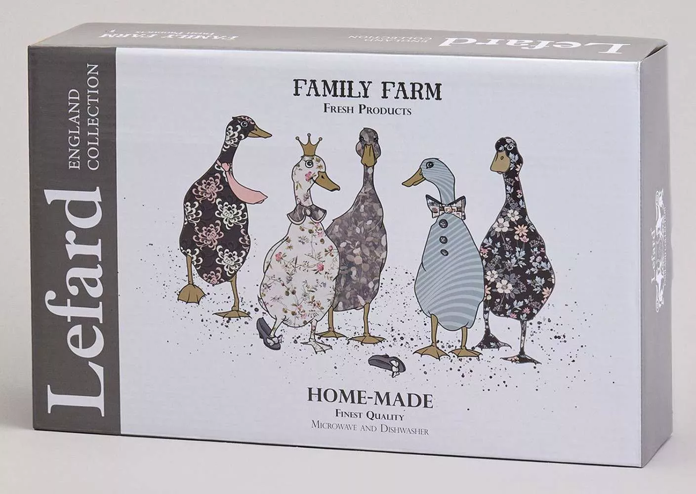 Набор салатников на деревянной подставке Family farm