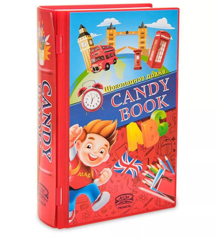 Шоколадное драже CANDY BOOK книга, 150 г