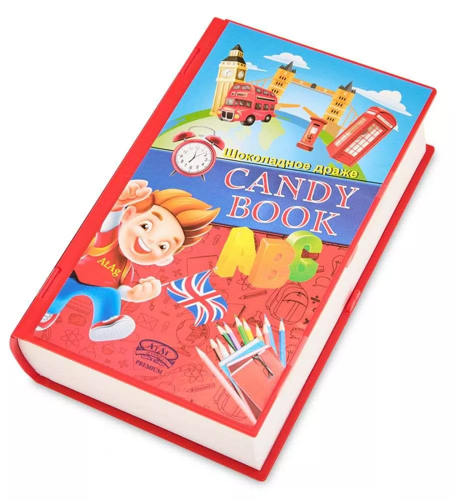 Шоколадное драже CANDY BOOK книга, 150 г